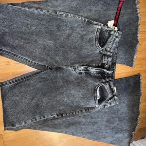 High Rise Bell Bottom Jeans rock in roll denim